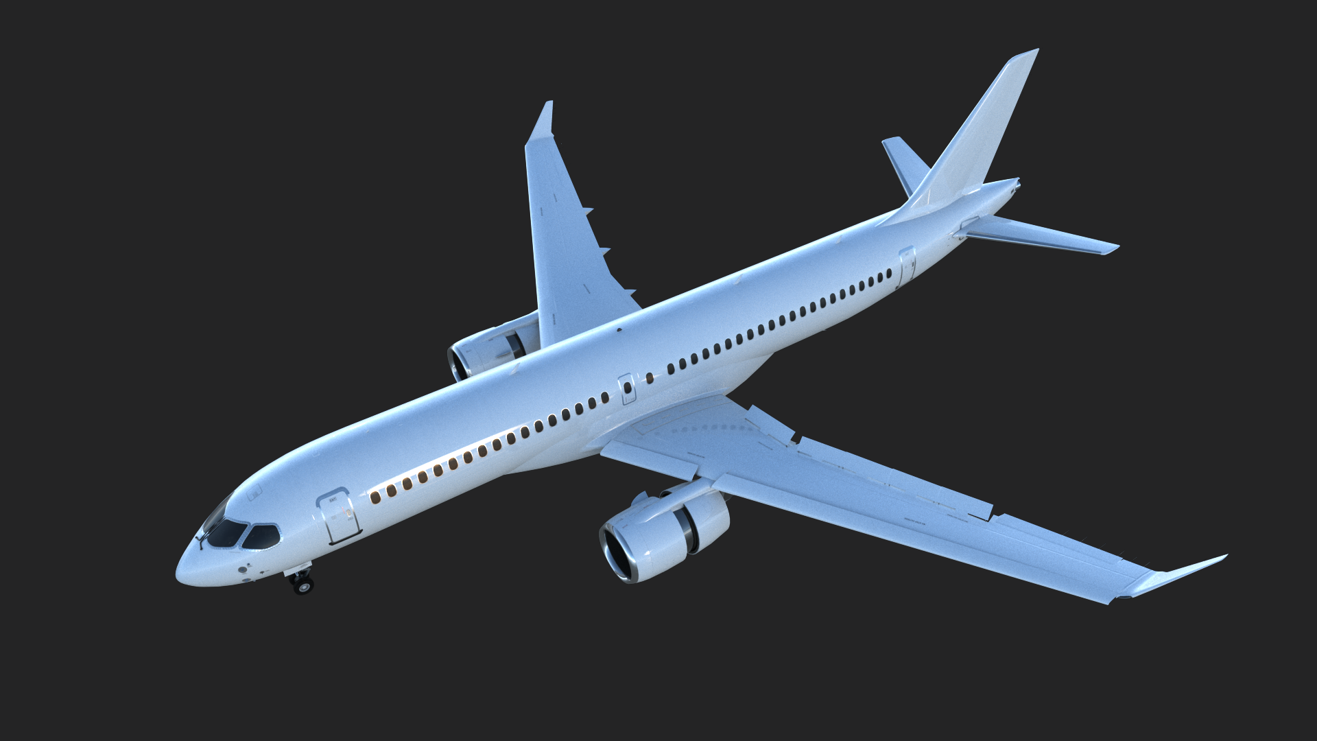 3D Model Plane Exterior
